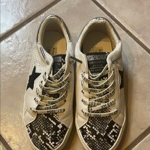 Vintage Havana White and Black Sneakers